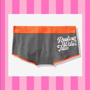 🎃Victoria’s Secret Pink Logo Boyshort